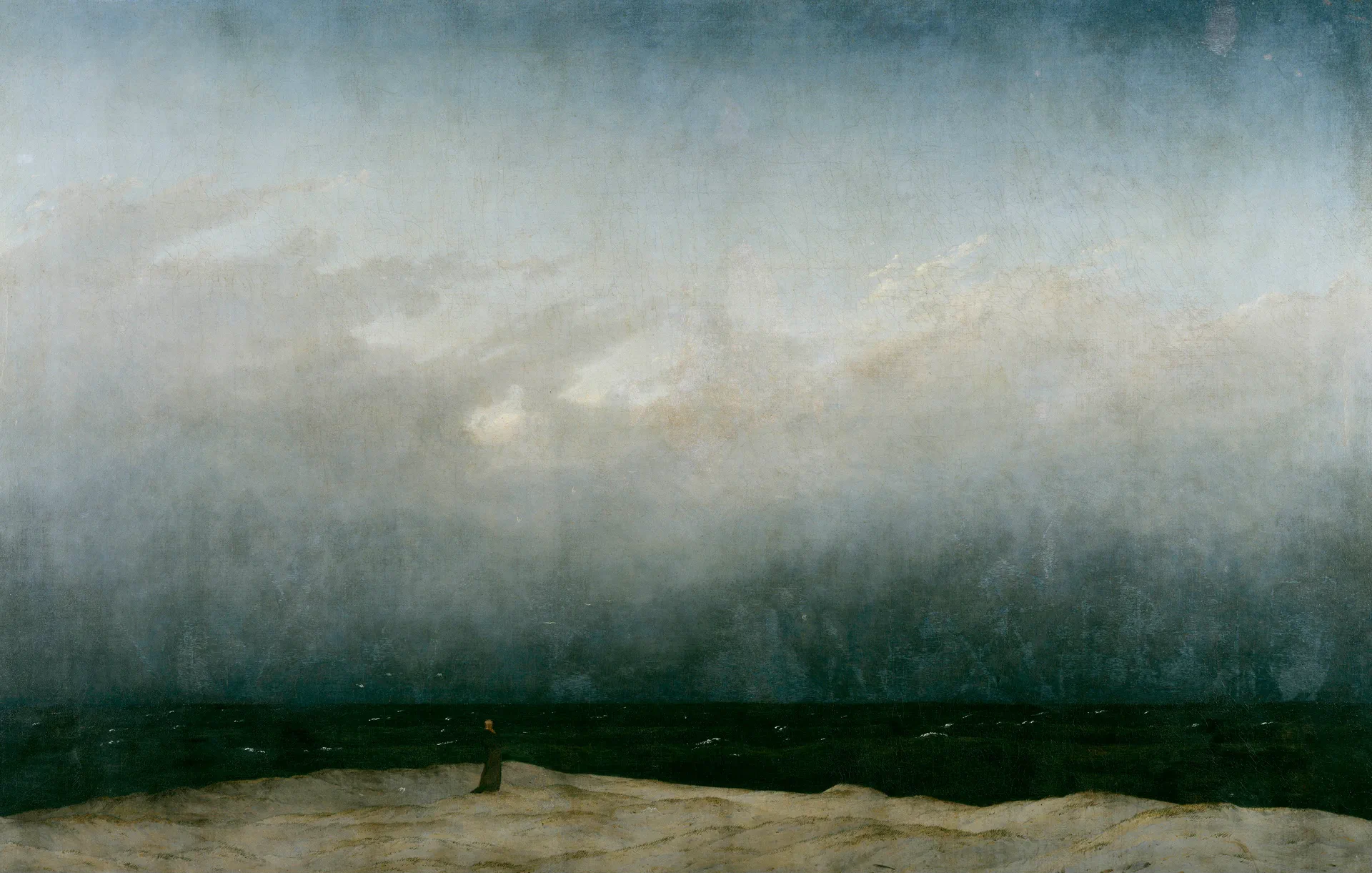 Caspar David Friedrich, Der Mönch am Meer, 1808-1810.