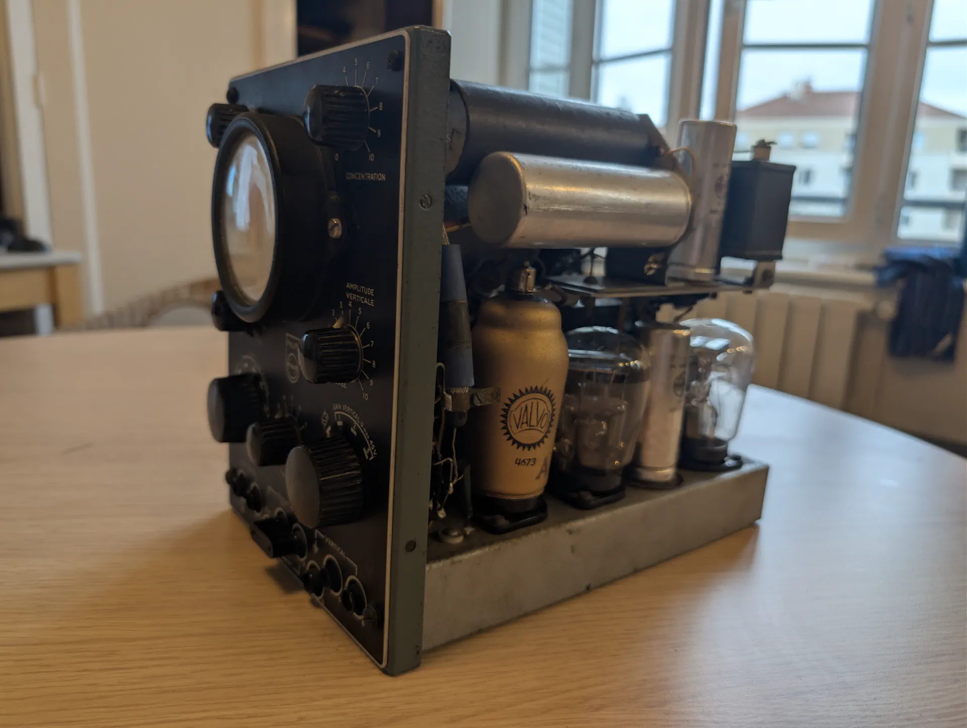 Restauration oscilloscope Philips Kathograph II de 1939